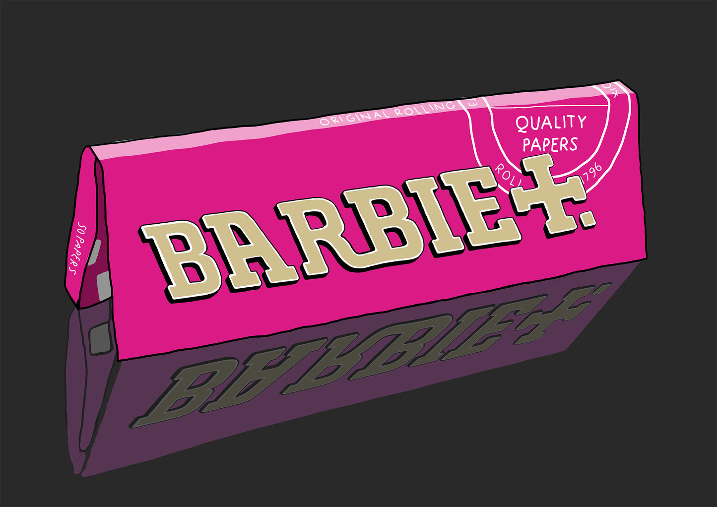 Barbie Rizla - Maximillian Boxer - Print