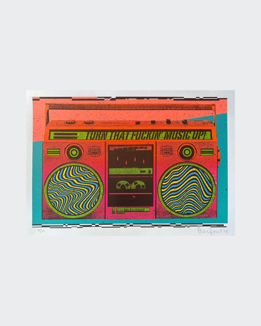 Boombox - Oli Fowler - Print