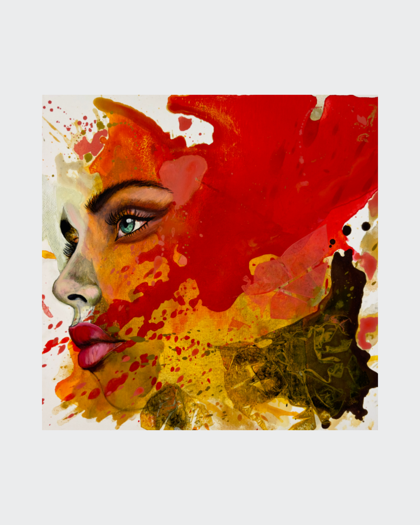 Through The Veil - GeGe Hirst - Print