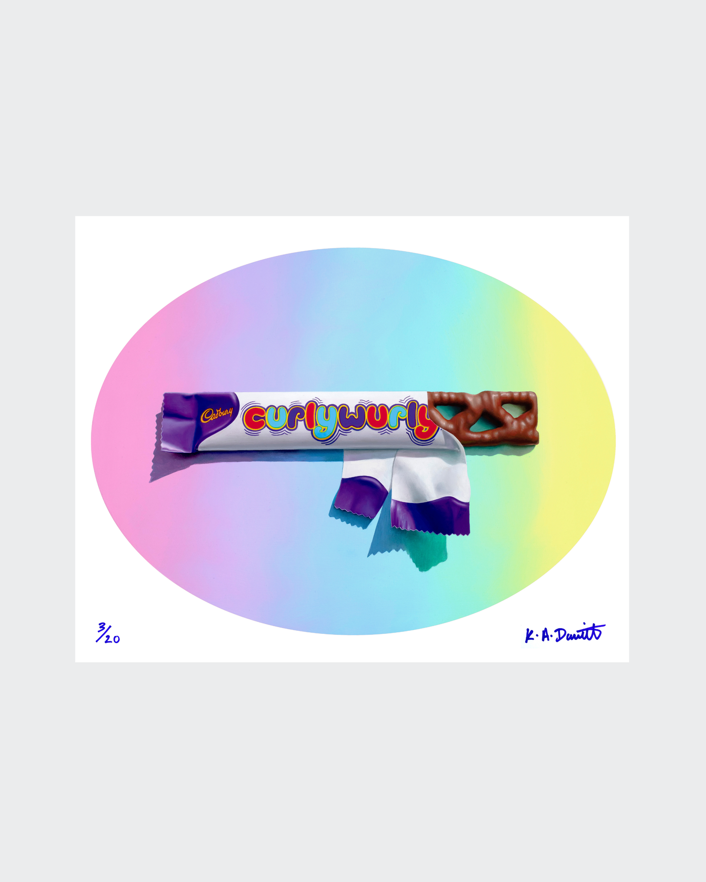 Curly Wurly - Kelly-Anne Davitt - Print