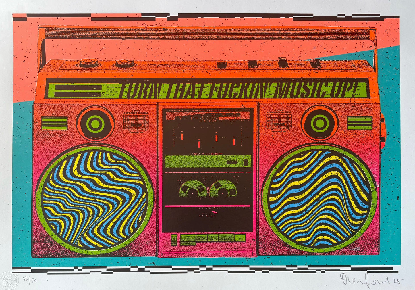 Boombox - Oli Fowler - Print