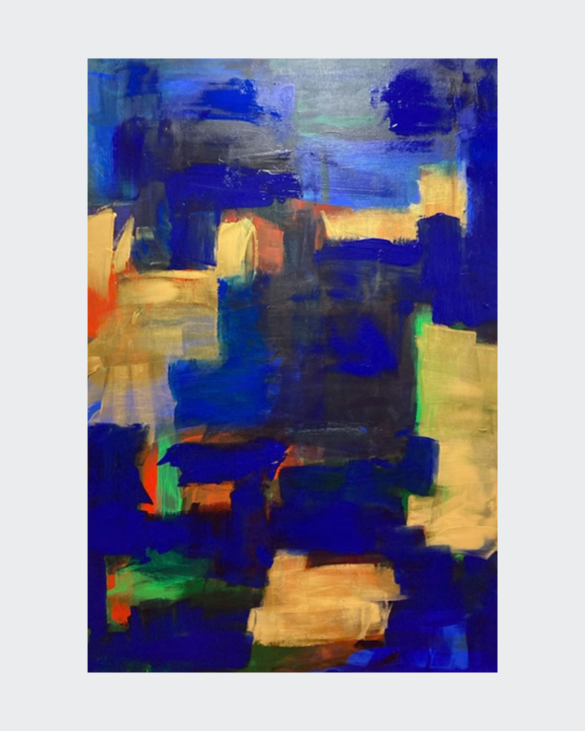 Blue and Gold - Frances Bildner