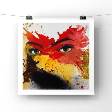 Eyes Don't Lie - GeGe Hirst - Print