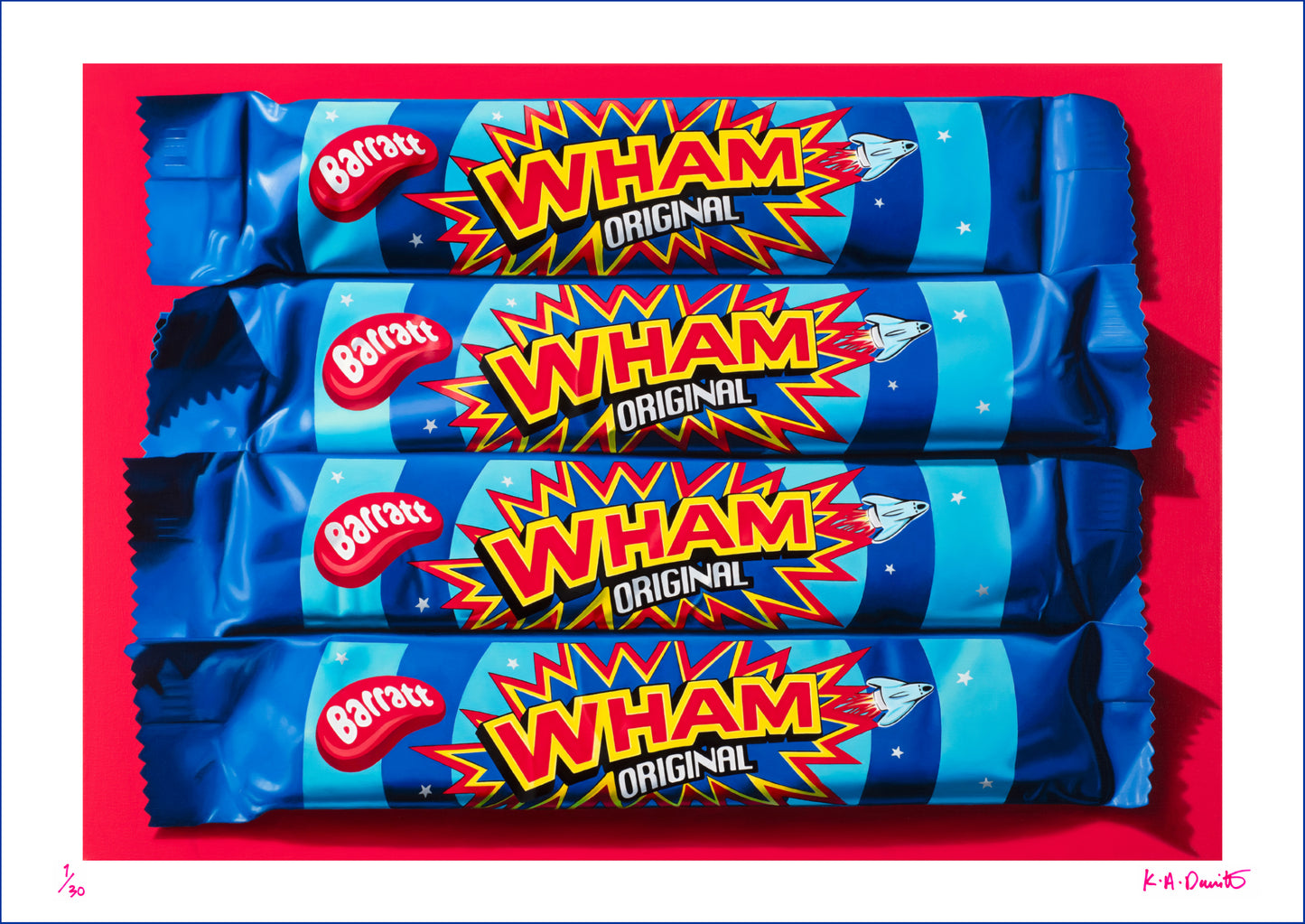 Wham Wham Wham Wham - Kelly-Anne Davitt - Print