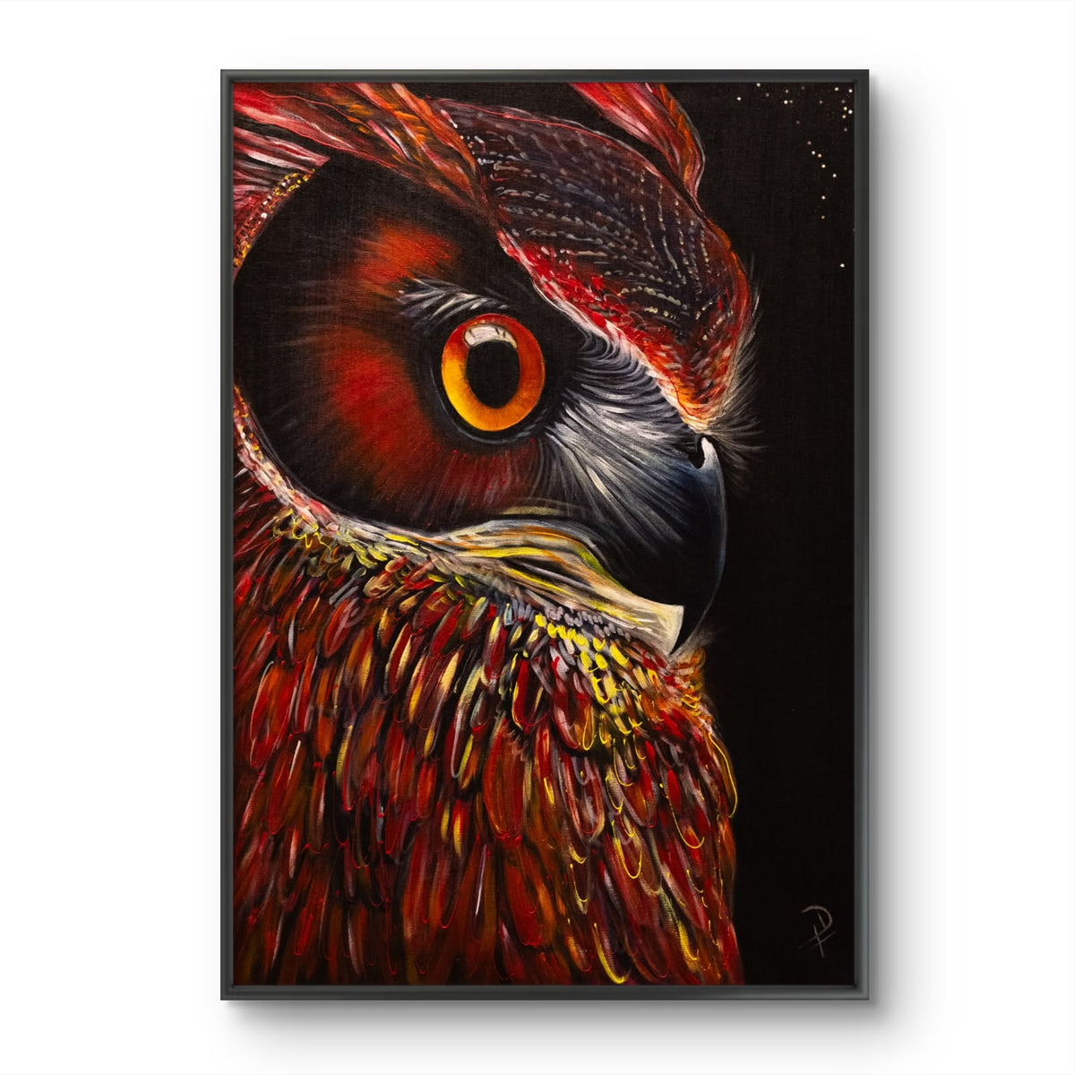 Scarlet Guardian Owl - Luca Domiro