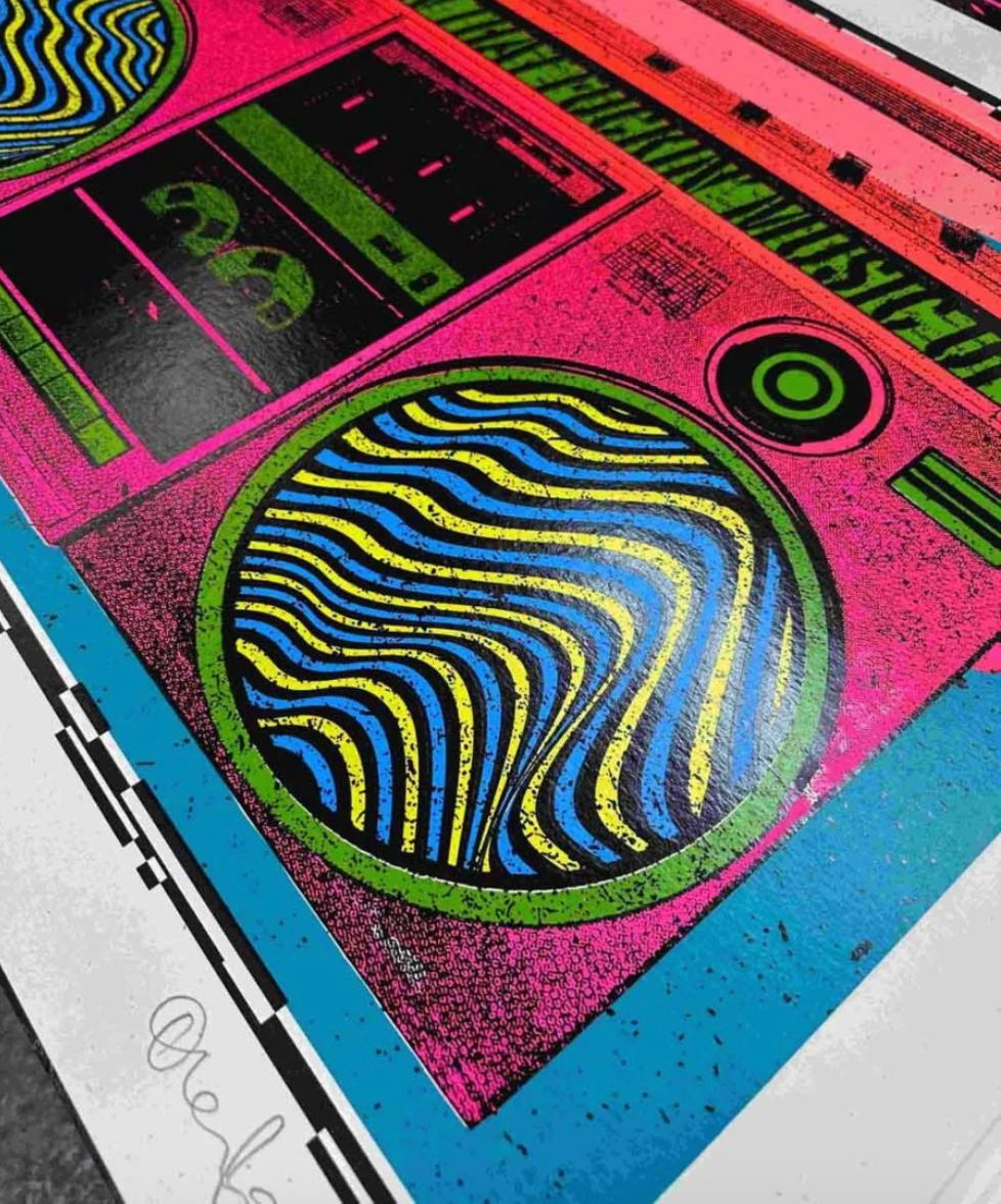 Boombox - Oli Fowler - Print