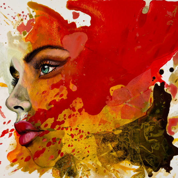 Through The Veil - GeGe Hirst - Print