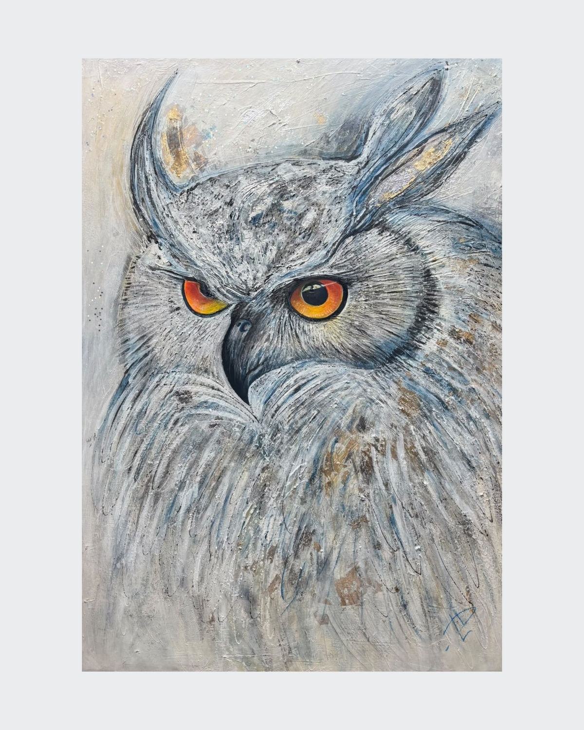 She Who Watches - Snowy Owl - Luca Domiro