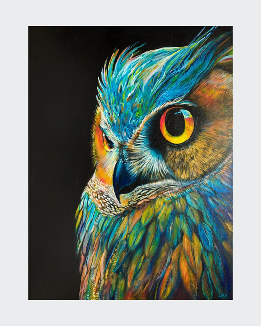 Sunset Owl - Luca Domiro - Print