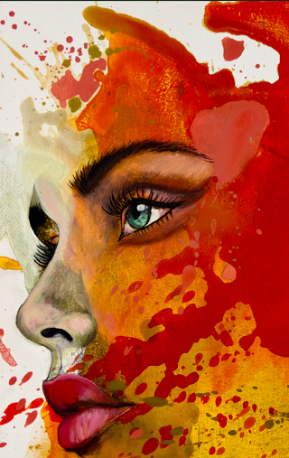 Through The Veil - GeGe Hirst - Print